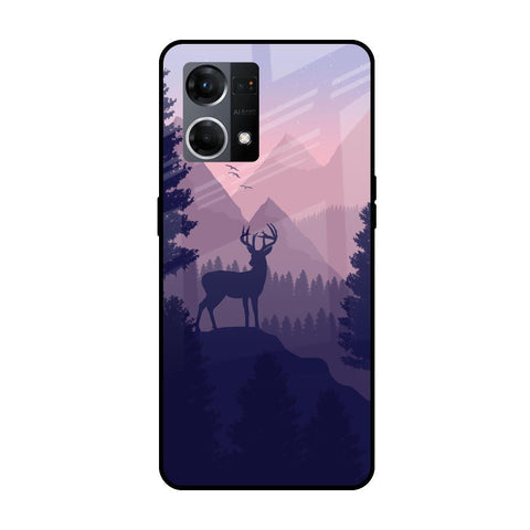 Deer In Night Glossy Case For Oppo F21s Pro