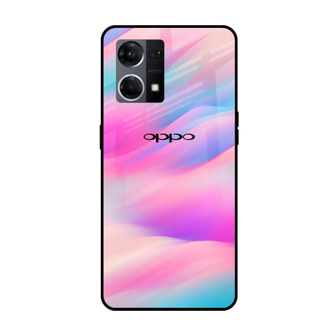 Colorful Waves Glossy case for Oppo F21s Pro
