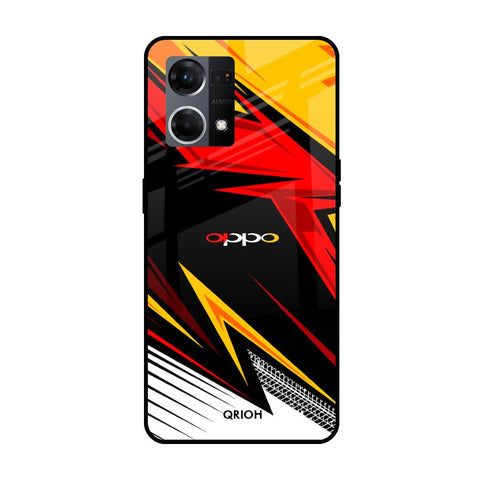 Race Jersey Pattern Glossy Case For Oppo F21s Pro