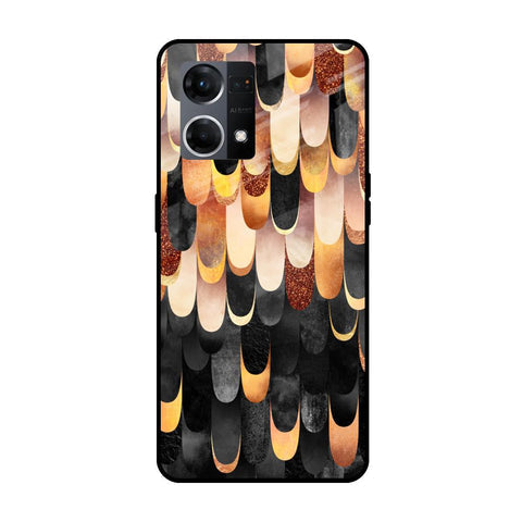 Bronze Abstract Glossy Case for Oppo F21s Pro