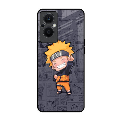 Orange Chubby Glossy Case for Oppo F21s Pro 5G