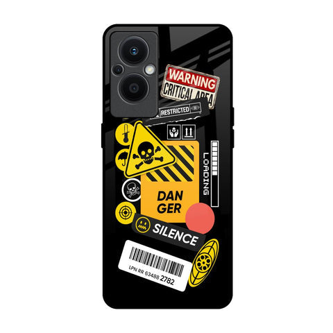 Danger Signs Glossy Case for Oppo F21s Pro 5G
