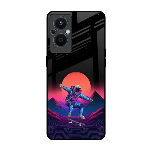 Retro Astronaut Glossy Case for Oppo F21s Pro 5G