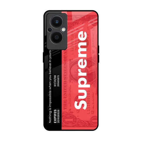 Supreme Ticket Glossy Case for Oppo F21s Pro 5G