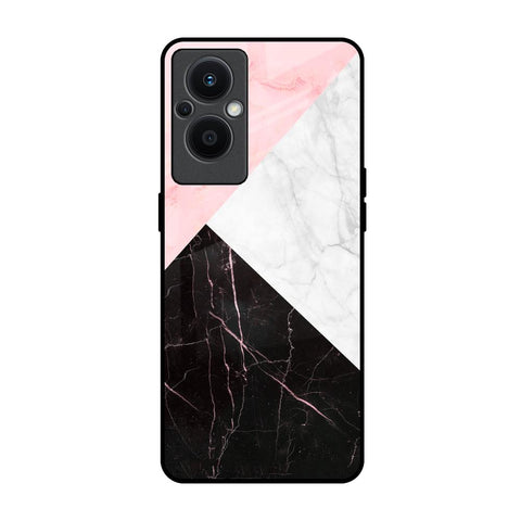 Marble Collage Art Glossy Case For Oppo F21s Pro 5G