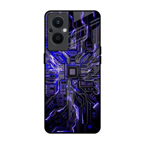 Techno Color Pattern Glossy Case For Oppo F21s Pro 5G