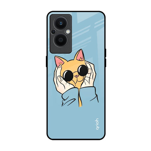 Adorable Cute Kitty Glossy Case For Oppo F21s Pro 5G