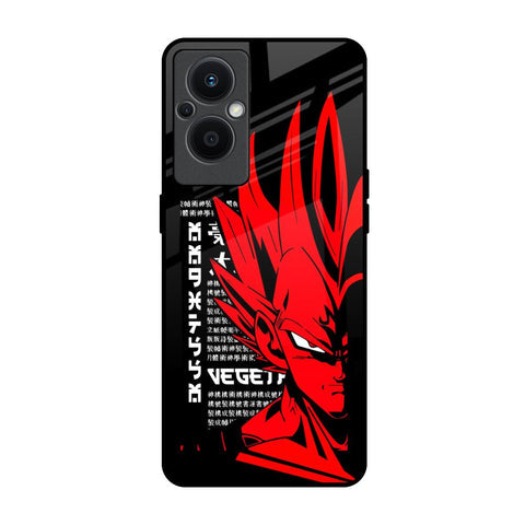 Red Vegeta Glossy Case for Oppo F21s Pro 5G