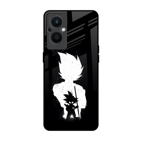 Monochrome Goku Glossy Case for Oppo F21s Pro 5G