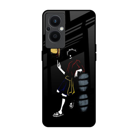 Luffy Line Art Glossy Case for Oppo F21s Pro 5G