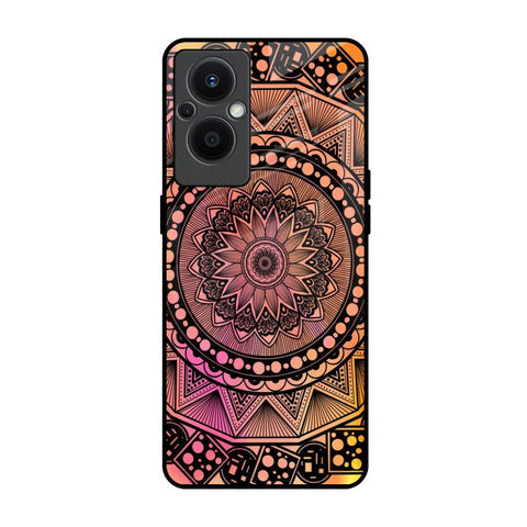 Floral Mandala Glossy Case for Oppo F21s Pro 5G