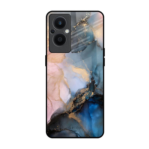 Marble Ink Abstract Glossy Case for Oppo F21s Pro 5G