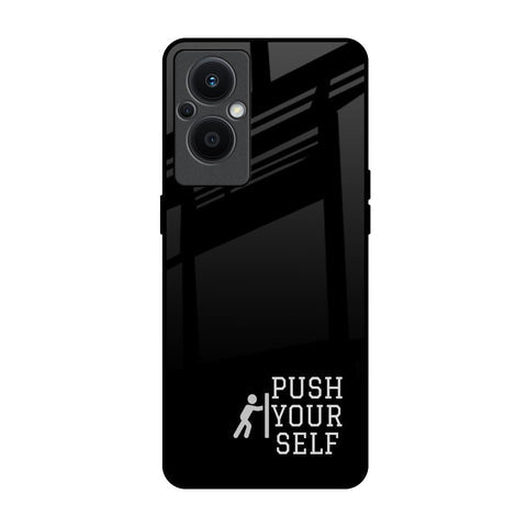 Push Your Self Glossy Case for Oppo F21s Pro 5G