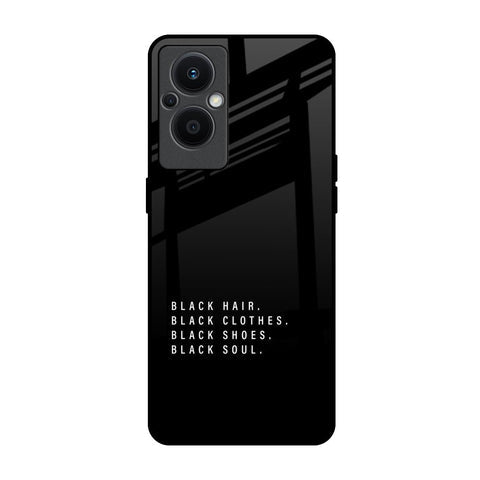 Black Soul Glossy Case for Oppo F21s Pro 5G