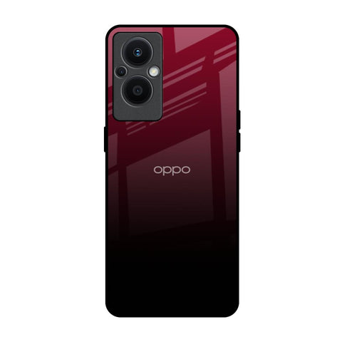 Wine Red Glossy Case For Oppo F21s Pro 5G