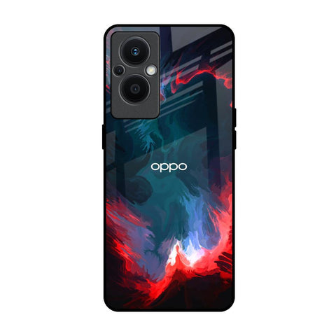 Brush Art Glossy Case For Oppo F21s Pro 5G