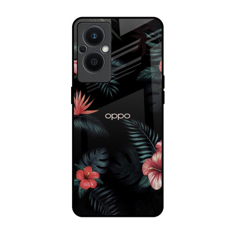 Tropical Art Flower Glossy Case for Oppo F21s Pro 5G