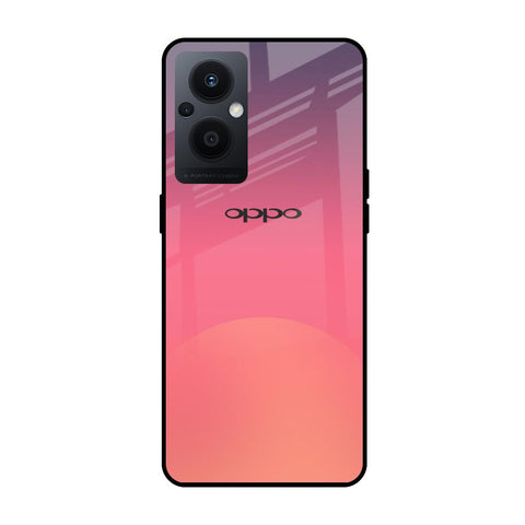 Sunset Orange Glossy Case for Oppo F21s Pro 5G