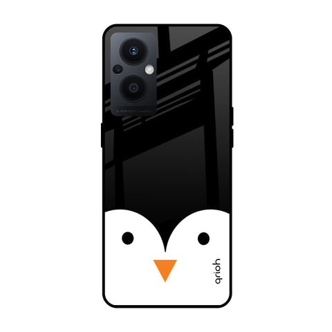 Cute Penguin Glossy Case for Oppo F21s Pro 5G