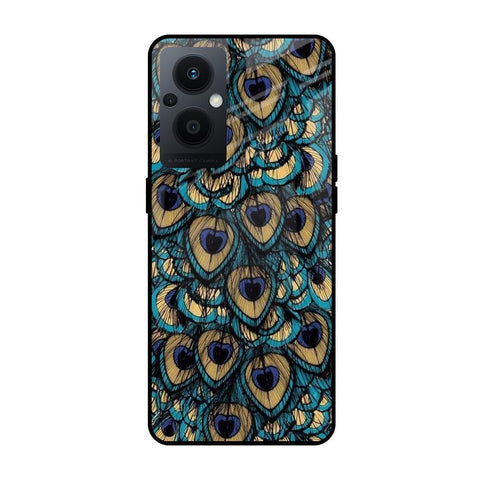 Peacock Feathers Glossy case for Oppo F21s Pro 5G