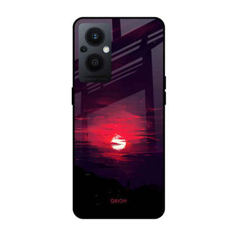 Morning Red Sky Glossy Case For Oppo F21s Pro 5G