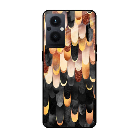 Bronze Abstract Glossy Case for Oppo F21s Pro 5G
