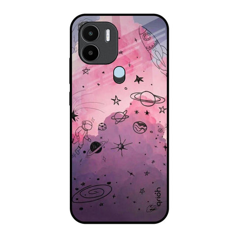 Space Doodles Glossy Case for Redmi A1 Plus