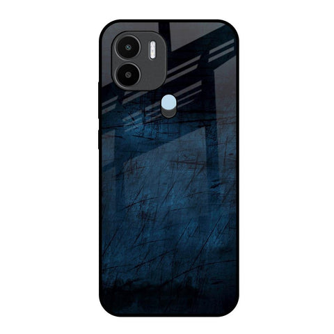 Dark Blue Grunge Glossy Case for Redmi A1 Plus
