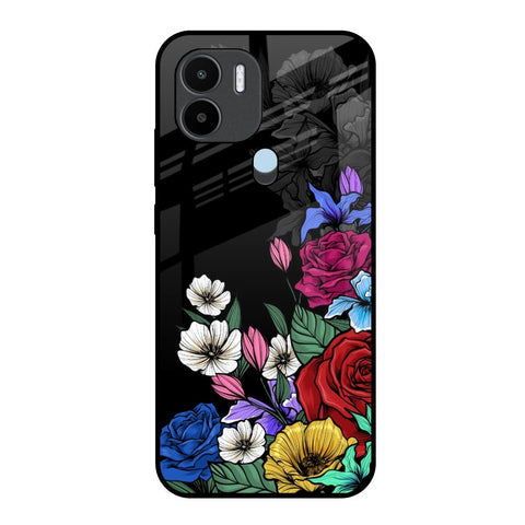 Rose Flower Bunch Art Glossy Case for Redmi A1 Plus