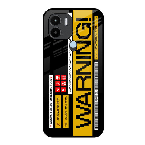 Aircraft Warning Glossy Case for Redmi A1 Plus