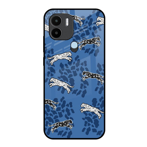 Blue Cheetah Glossy Case for Redmi A1 Plus