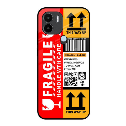 Handle With Care Glossy Case for Redmi A1 Plus