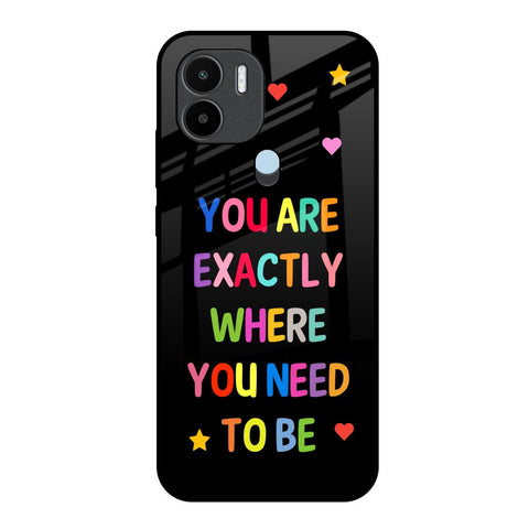 Magical Words Glossy Case for Redmi A1 Plus