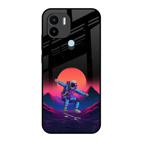 Retro Astronaut Glossy Case for Redmi A1 Plus