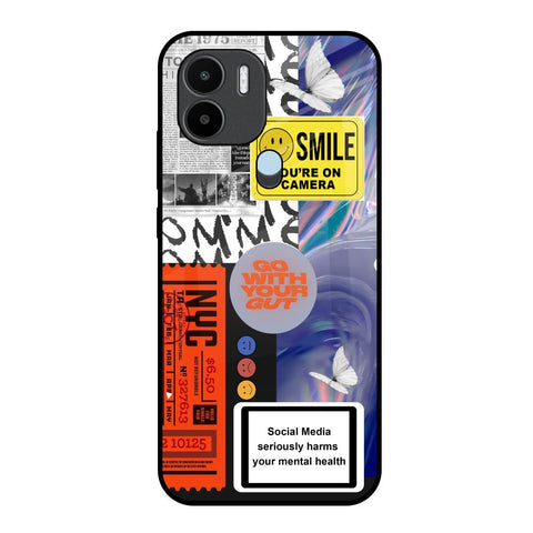 Smile for Camera Glossy Case for Redmi A1 Plus