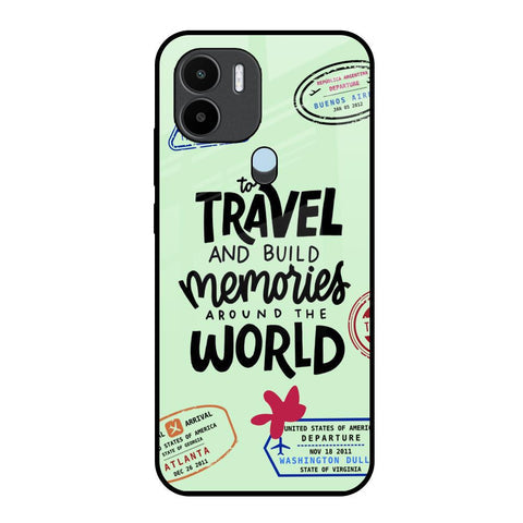 Travel Stamps Glossy Case for Redmi A1 Plus