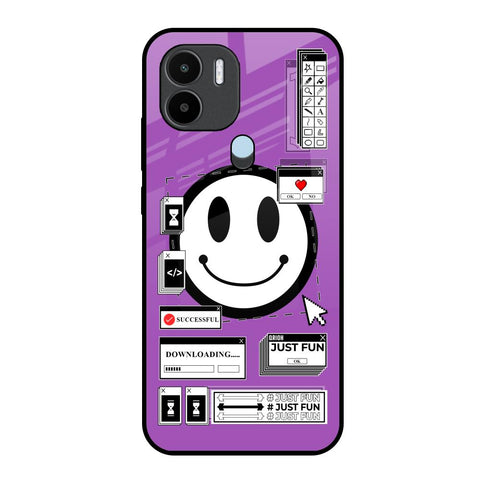Code with Smile Glossy Case for Redmi A1 Plus