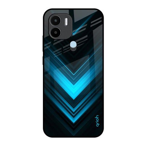 Vertical Blue Arrow Glossy Case For Redmi A1 Plus
