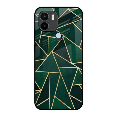 Abstract Green Glossy Case For Redmi A1 Plus