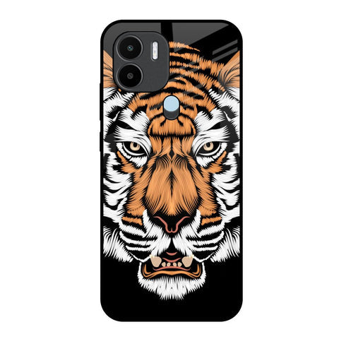 Angry Tiger Glossy Case For Redmi A1 Plus