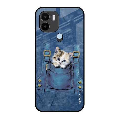 Kitty In Pocket Glossy Case For Redmi A1 Plus