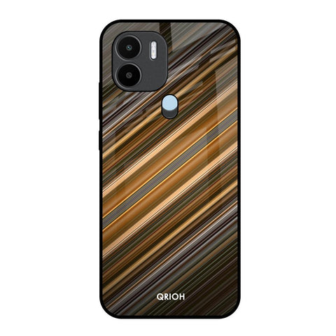 Diagonal Slash Pattern Glossy Case for Redmi A1 Plus