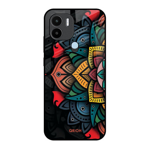 Retro Gorgeous Flower Glossy Case for Redmi A1 Plus