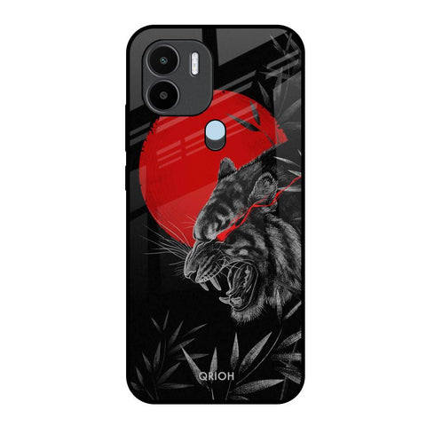Red Moon Tiger Glossy Case for Redmi A1 Plus