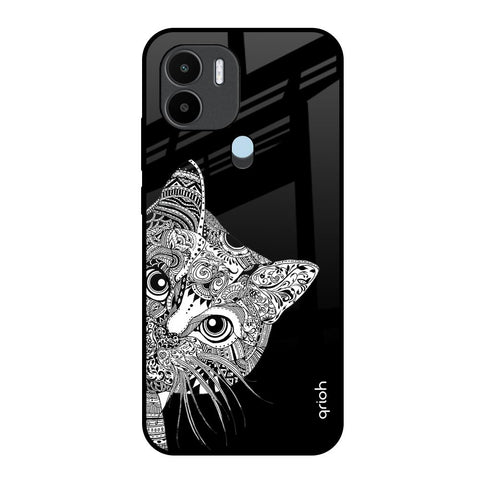 Kitten Mandala Glossy Case for Redmi A1 Plus