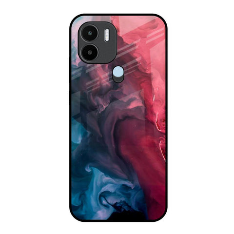 Blue & Red Smoke Glossy Case for Redmi A1 Plus