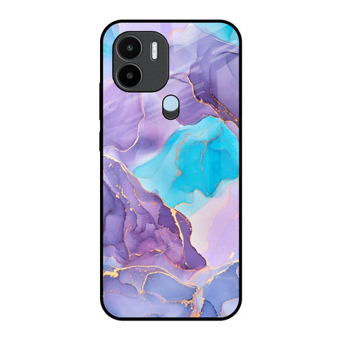 Alcohol ink Marble Glossy Case for Redmi A1 Plus