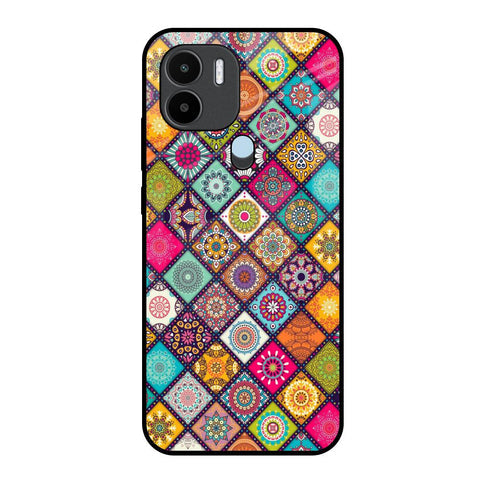 Multicolor Mandala Glossy Case for Redmi A1 Plus