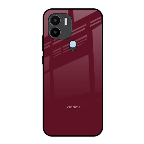 Classic Burgundy Glossy Case for Redmi A1 Plus