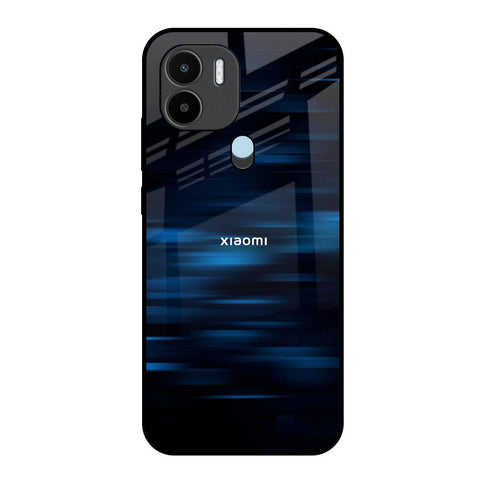 Blue Rough Abstract Glossy Case for Redmi A1 Plus